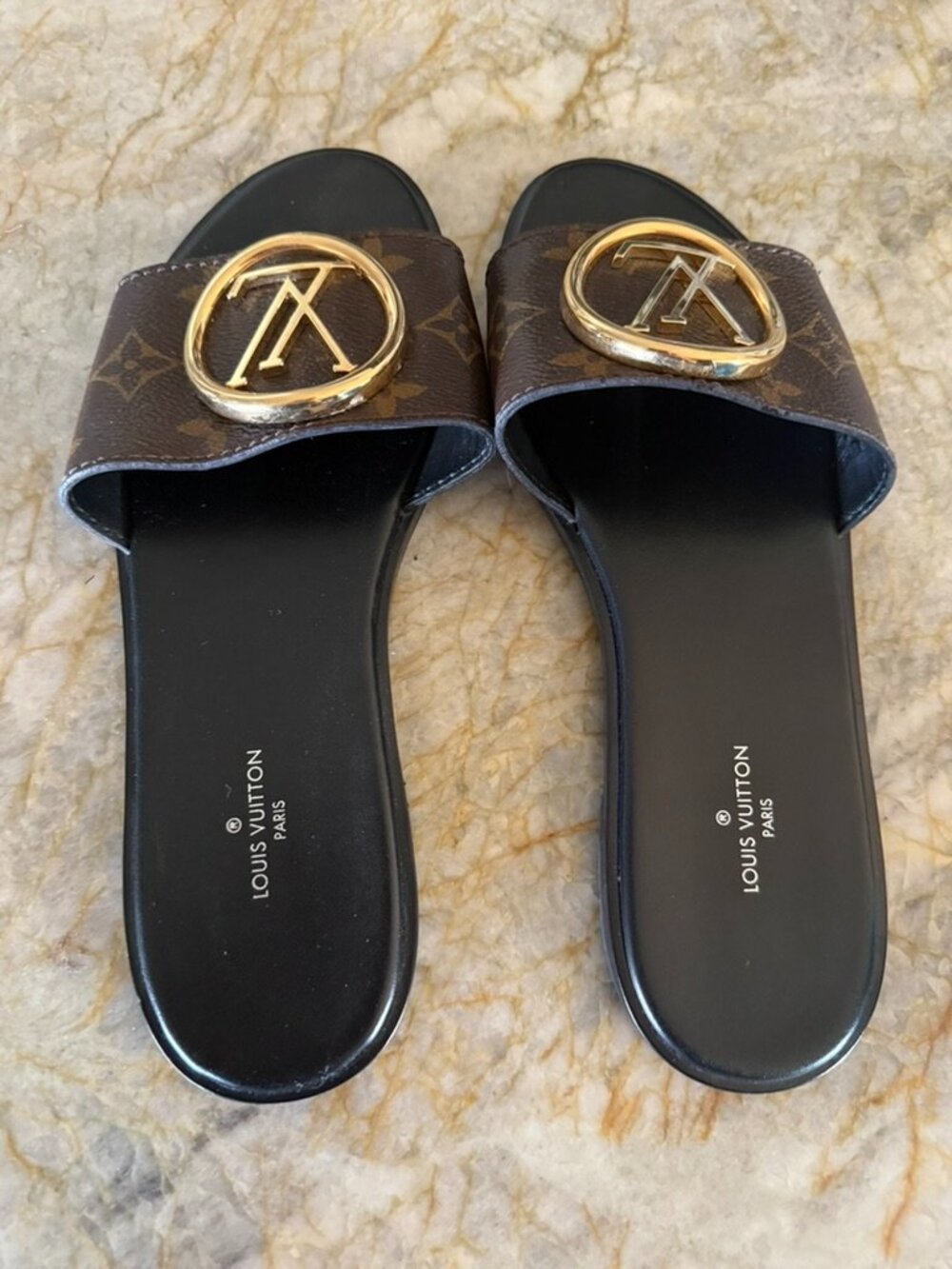 Louis Vuitton Lock It Flat Mules - Picture 5 of 7